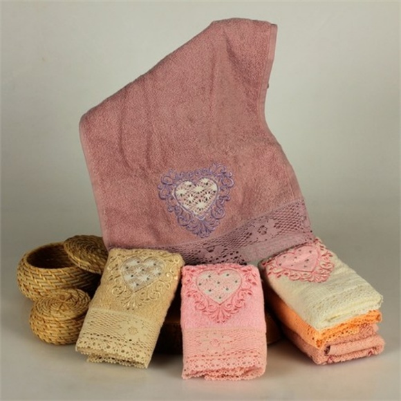 Turkish Towel Sets, Bamboo & Cotton Blend 6 Pieces - Picture 3 of 5